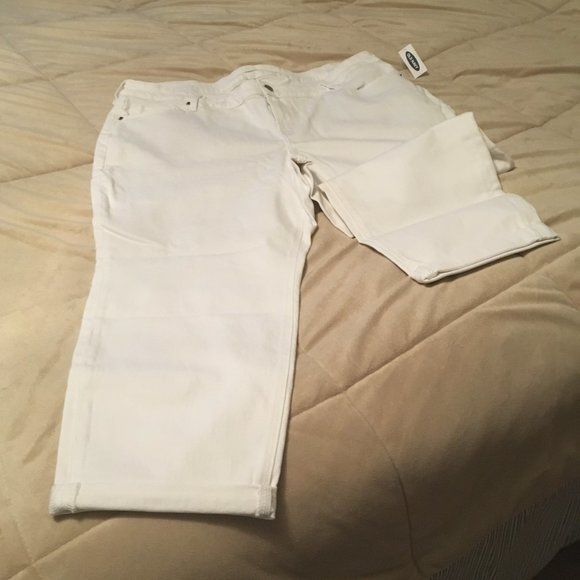 Old Navy Boyfriend Denim - Old Navy Boyfriend Mid Rise White Jeans